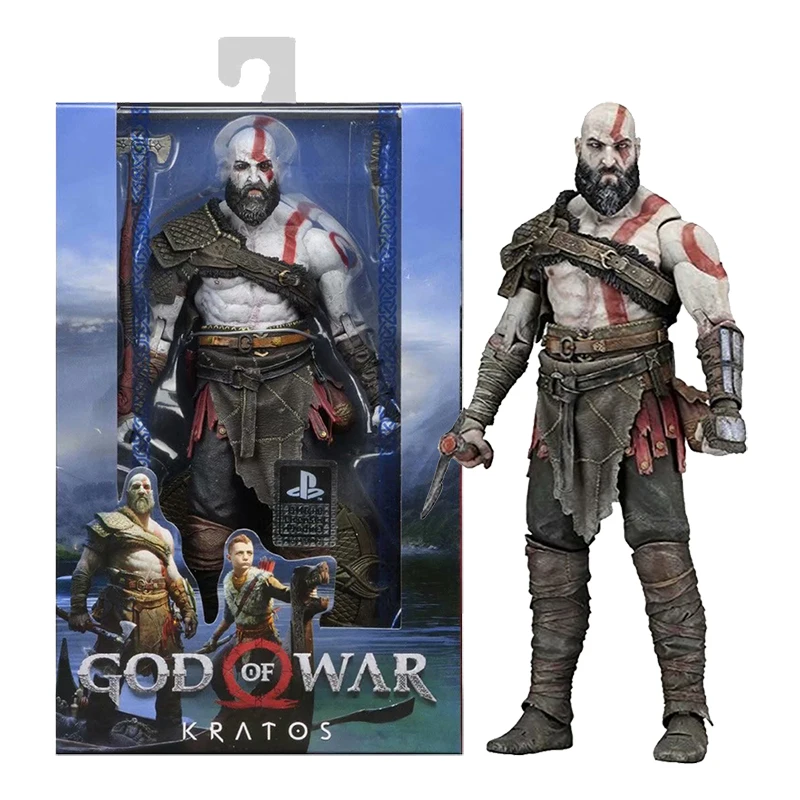 

20cm NECA God of War Kratos Action Figure Toy Doll Christmas Gift