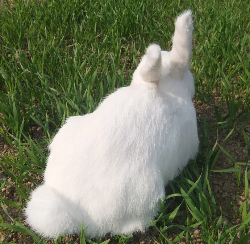 simulasyon simulasyon beyaz tavsan kurk hayvan ev mefrusat urunleri deri el sanatlari