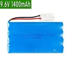 9,6 V 700mAH 800mAH 1000mAH 1800mAH 2400mAH 2800mAH 9,6 mAH RC игрушка электрическая осветительная группа батарей AA V Ni-Cd/Ni-mh - Цвет: 1400mAH