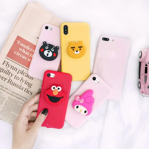 Чехол с 3D милым мультяшным кольцом ELMO MyMelody для iPhone 6S 7 8 plus X XS MAX чехол samsung galaxy S10 S7 S8