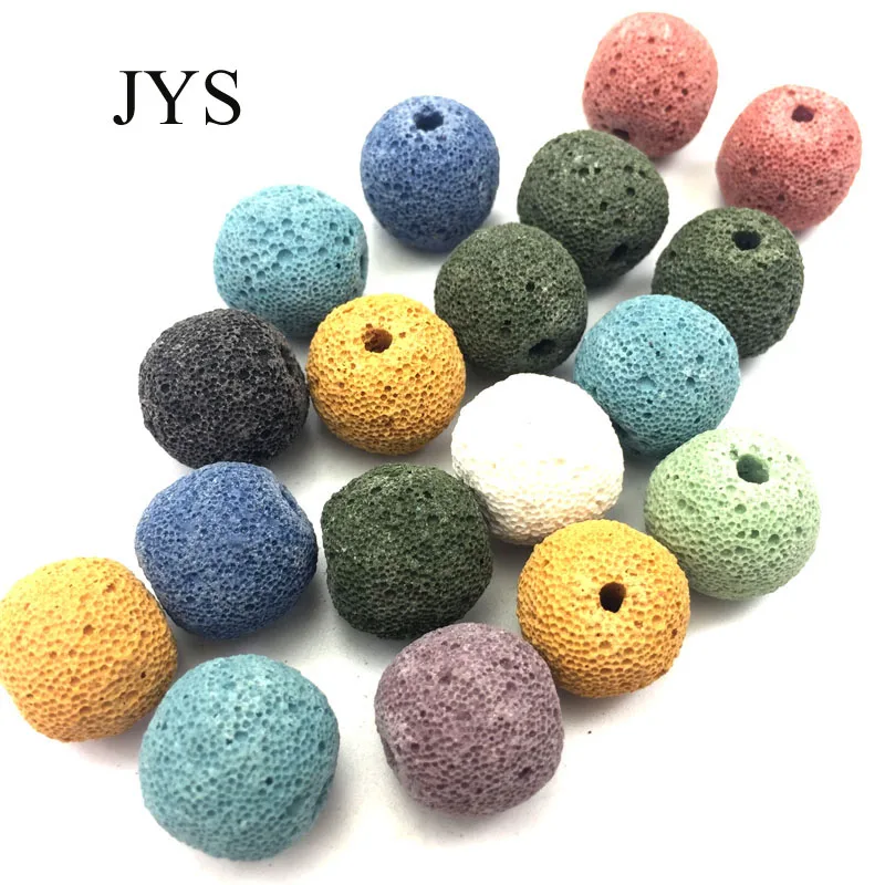 

HOT SALE 14MM 12PCS/LOT MIXED COLOR LAVA BEADS ROUND BEADS FOR DIY JEWELRY FINDING MAKING BRACELET NECKLACE!!