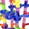 80/105/109/133pcs Set DIY Construction Marble Run Race Track Building Blocks Kids 3D Maze Ball Roll Toys Children Christmas Gift ► Photo 3/6