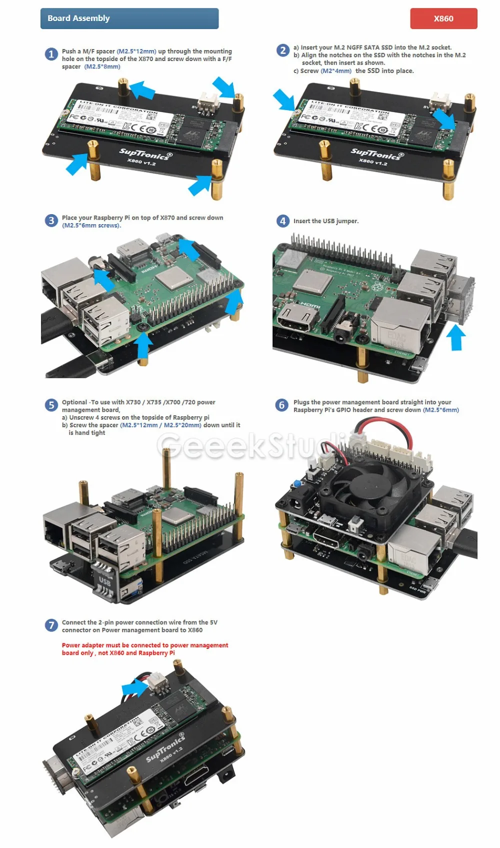 X860 M.2 NGFF SATA SSD Щит Плата расширения памяти с USB 3,0 для Raspberry Pi 1 Модель B +/2/Note 3 (B плюс)/ROCK64