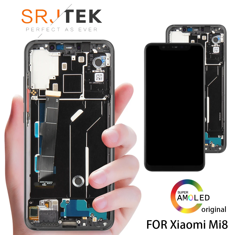 

For Xiaomi Mi8 LCD Display Touch Screen Digitizer Assembly For Xiaomi Mi8 LCD With Frame Screen Replacement For Xiaomi Mi 8 LCD