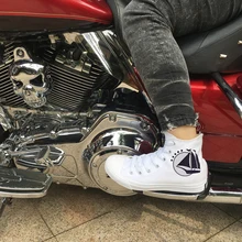 Вэнь дизайн парусный спорт шлем якорь путешествия Приключения высокие белые парусиновые спортивная обувь для мужчин женщи