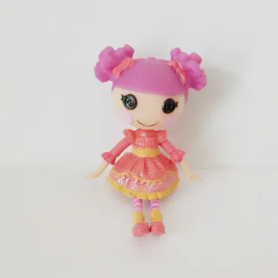 1 шт. 3 дюйма оригинальные MGA куклы Lalaloopsy Мини Куклы для девочек игрушка игровой домик каждая уникальная куклы Lalaloopsy - Цвет: 1