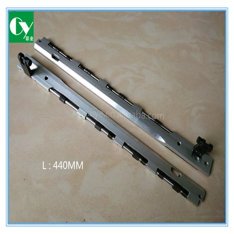 

GT-1304 gripper bar windmill 13x18 T-Platen press L:440MM