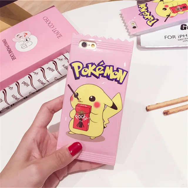 Candy Pocket Pokemon Cover Case For iphone 7 8 6 6s Plus 1