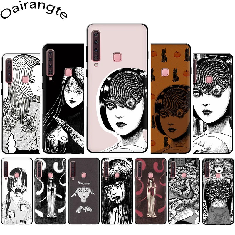 

Junji Ito Tees Horror Soft Silicone Phone Case for Samsung A3 A5 A6 Plus A7 A8 A9 A10s 20s 30s 40s 50s 60 70 J6