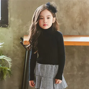 

New Pattern Children's Garment Color Rendering Children Sweater Autumn Winter Keep Warm High Elastic Stripe Knitting