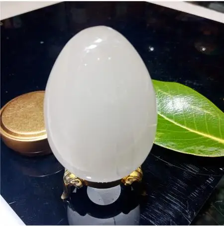 Натуральный белый селенит яйцо камень полированный гипс Кристалл Яйцо Форма камень драгоценный камень Исцеление сырой гипс каменный массажер