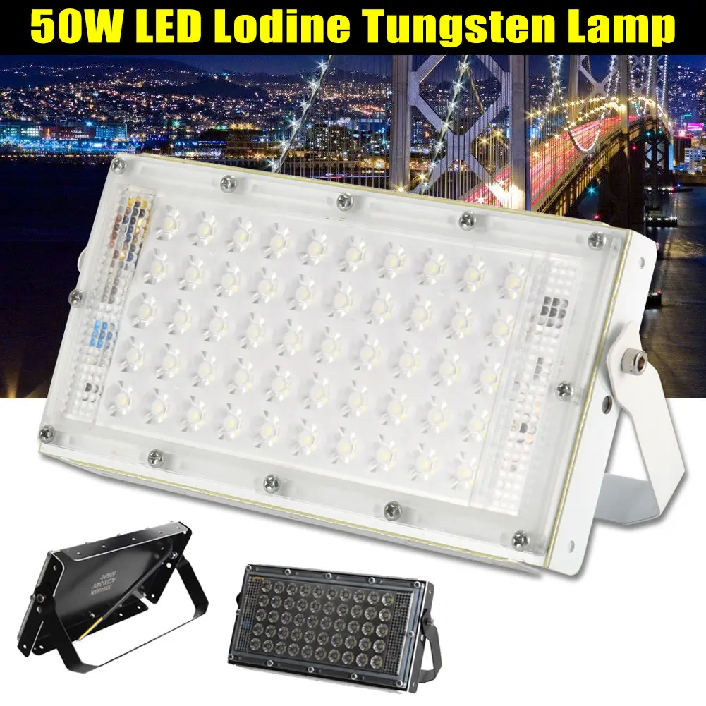 

50 LEDs Aluminum Flood Light Waterproof Outdoor Garden Landscape Lamp 220V 50W LB88