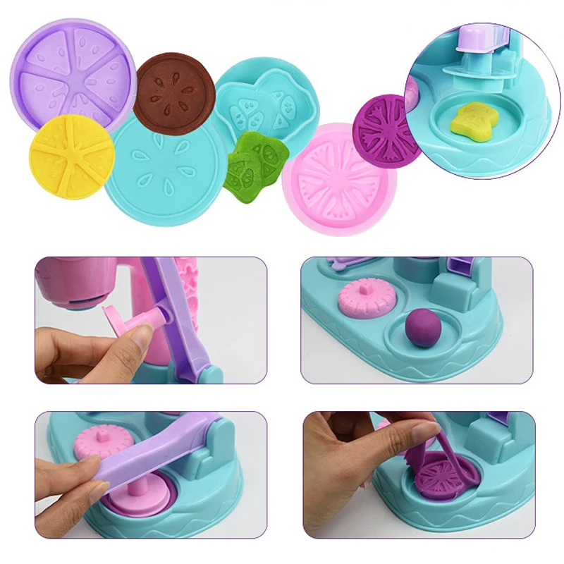 12 цветов Playdough Mud с мороженым машина глиняная форма Набор инструментов DIY глина для поделок ролевые пластилиновые игрушки для детей подарок