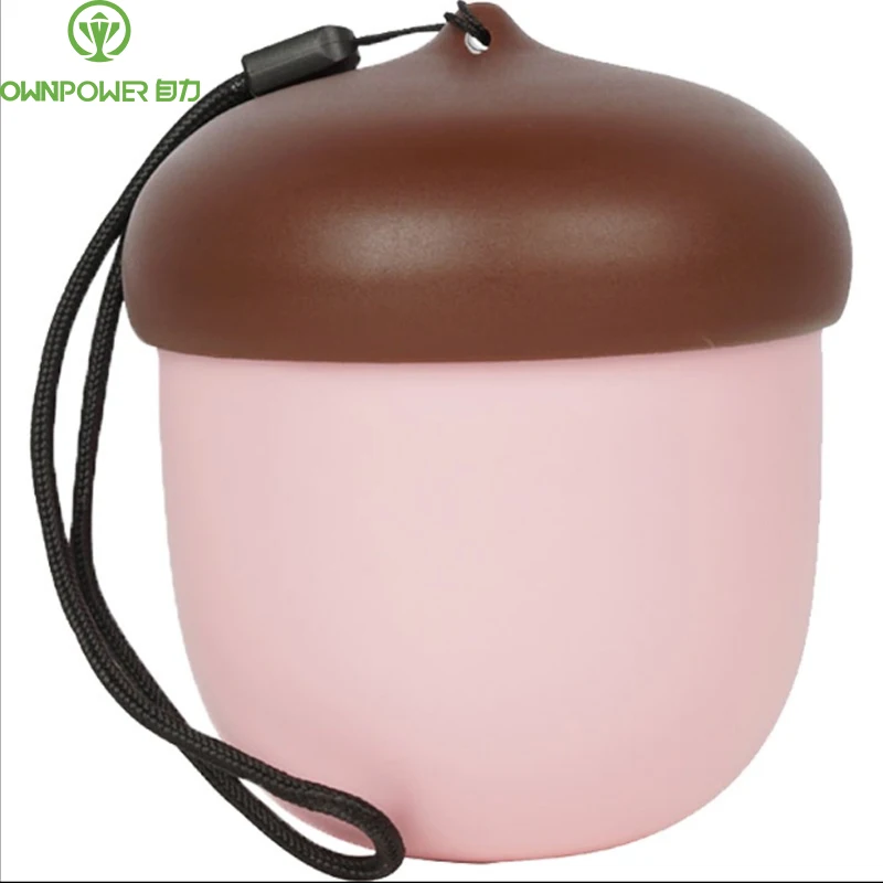 

OWNPOWER 400ml Creative Pineal Cups Portable Rope Plastic Cup Three-colour Tea Milk Coffee Mugs Christmas Canecas Gifts