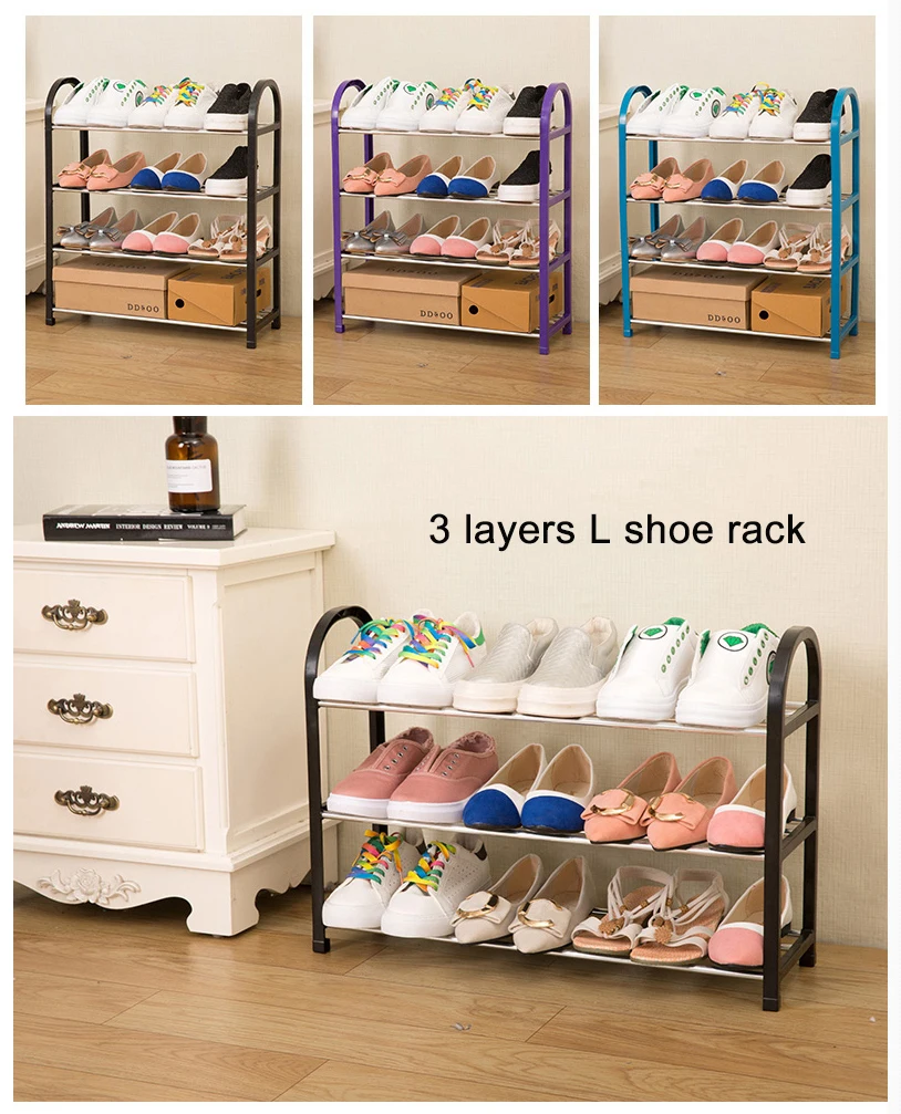 Современная модная домашняя обувь Органайзер простой шкафчик для обуви шкаф для обуви сборка Складная Мебель многоцелевой стеллаж для обуви
