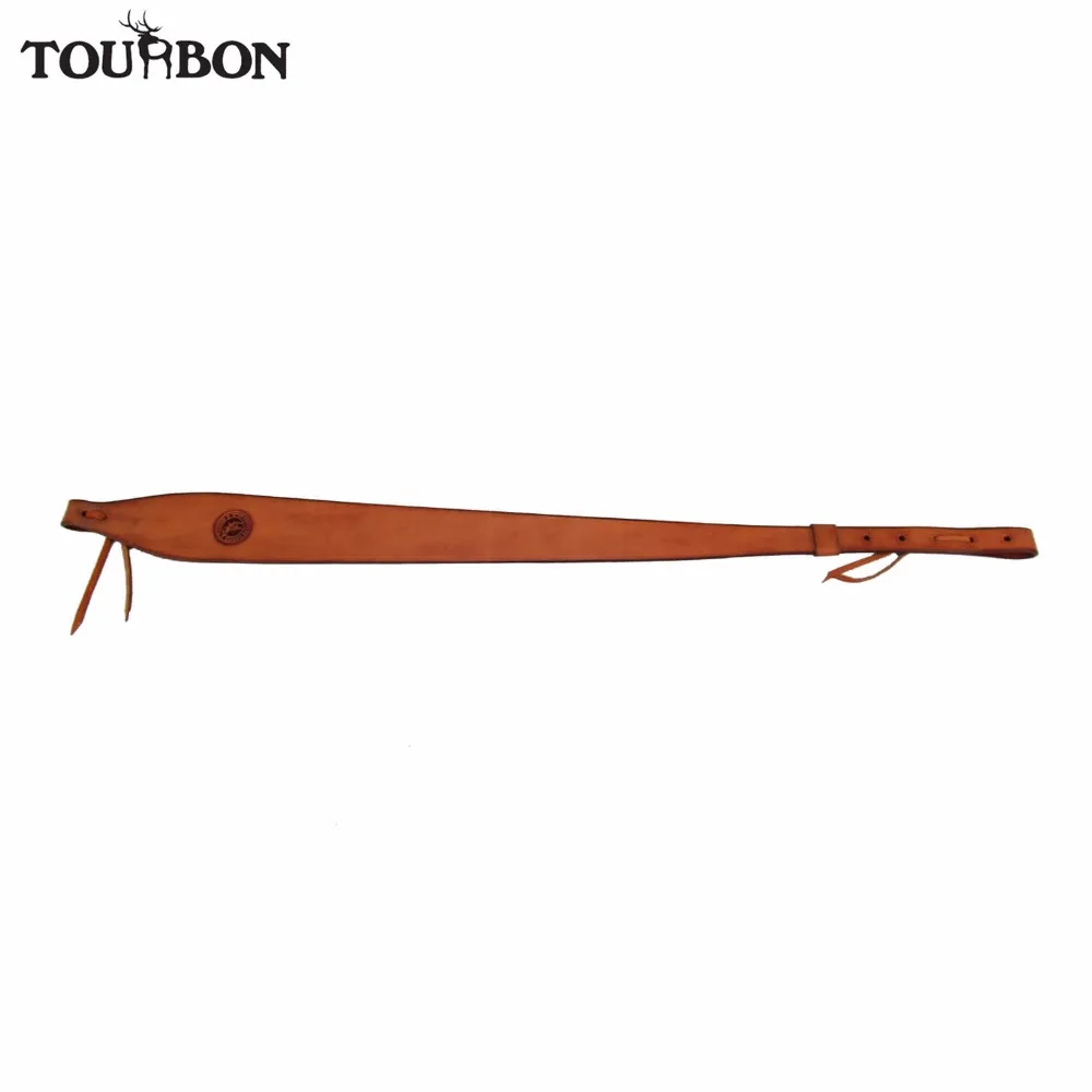 

Tourbon Hunting Genuine Leather Gun Sling Dual Rifle Belt Shotgun Shooting Shoulder Strap Gun Accessories Adjusted