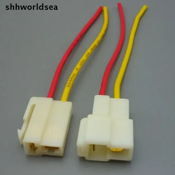 Набор штепсельных вилок shhworldsea 5/30/100 коннектор 6 3 мм 2 P pin электрический комплект