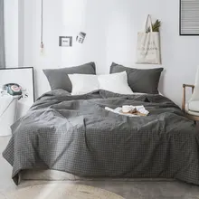 

1pcs/3pcs Solid Bedspread Cotton Summer Quilt Pillow case Comforter Bed Cover Quilting Home Textiles Suitable for Children adult