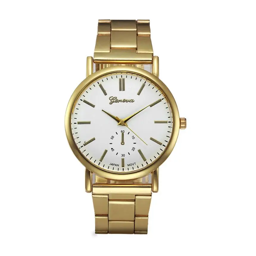 

Fashion Women's Watch Mesh Band Crystal Stainless Steel Analog Quartz Wrist Watch Bracelet Christmas Gift relogio femnino #50