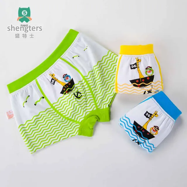 2pcs Boys Underwear Lovely Dog Print Children Boxers Kids Panties free