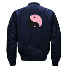 Милая Корейская девушка группа Blackpink Tai Chi Узорчатая куртка-бомбер для женщин и мужчин Kawaii Kpop черные розовые стеганые Базовые Куртки