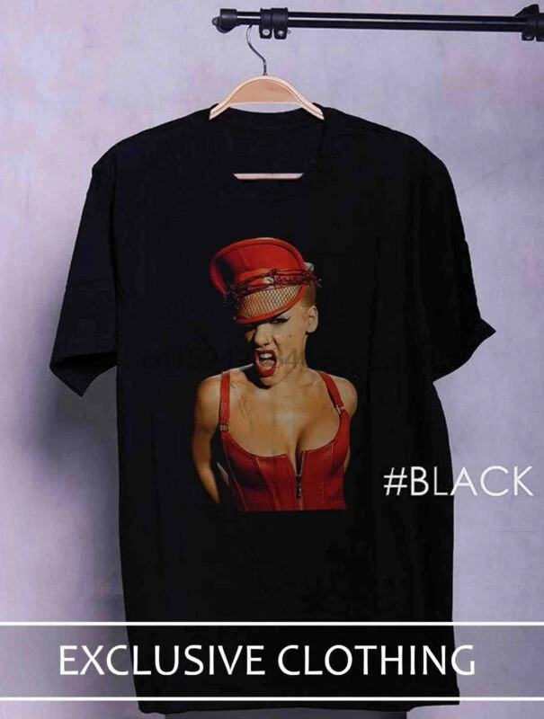 

Singer Pink Women Alecia Beth Moore P!nk t-shirt Adult black US Size S-XXL