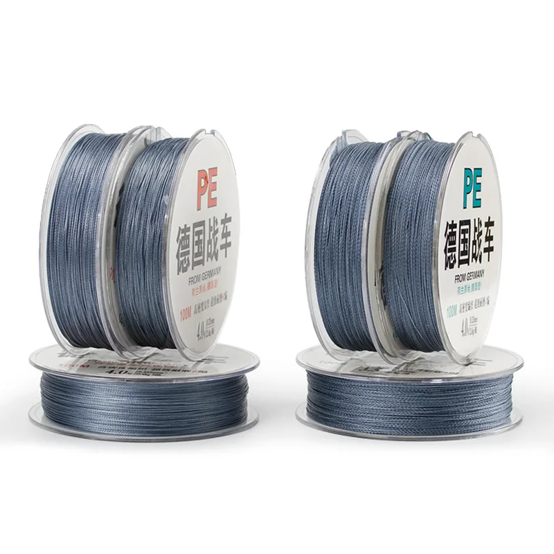 

Wholesale 4/8 Strands High Strength Corrosion Resistant Multifilament PE Braided Fishing Line 100m Outdoor Sea Fishing Parts