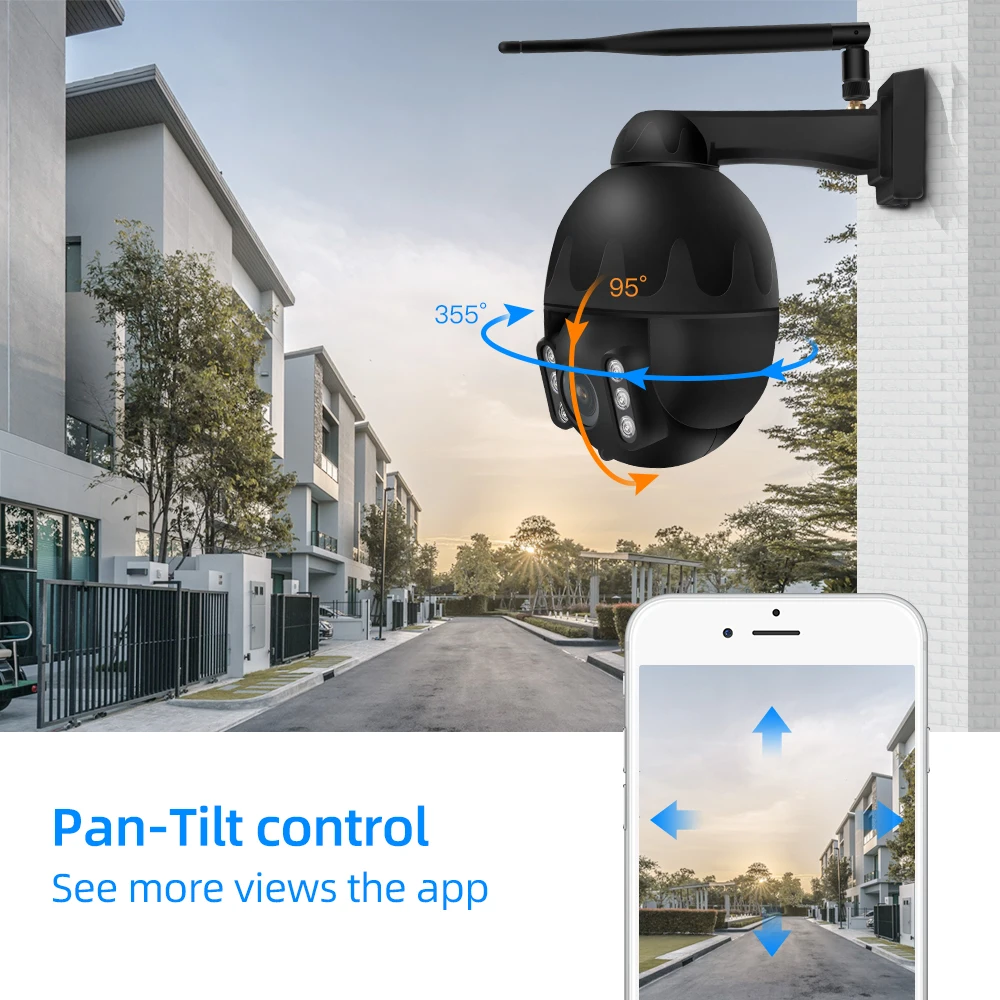 IP камера Vstarcam 1080P с 4 кратным увеличением Wi Fi IP66 водонепроницаемая|Камеры