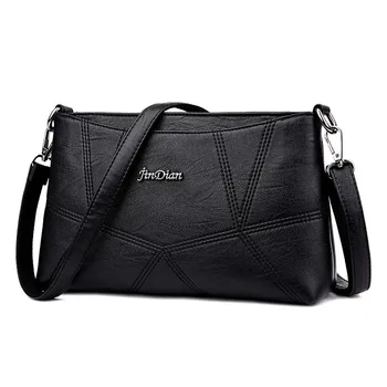 

New Fashion Patchwork Sheepskin Shoulder CrossBody Bags Ladies Leather Women Bags Women's Genuine Leather Handbags High Quality