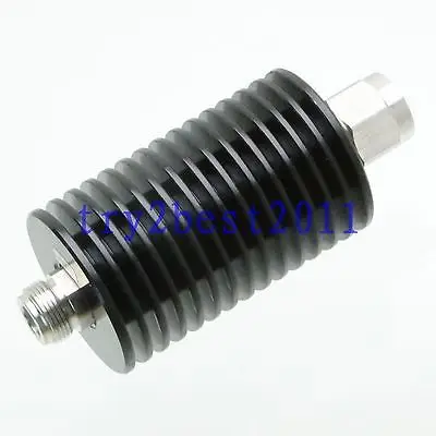 

DHL/EMS 2 Sets Attenuator N plug to jack pin 50W 50 Watts 30dB DC-3.0GHZ 50ohm RF coaxial Round -C1