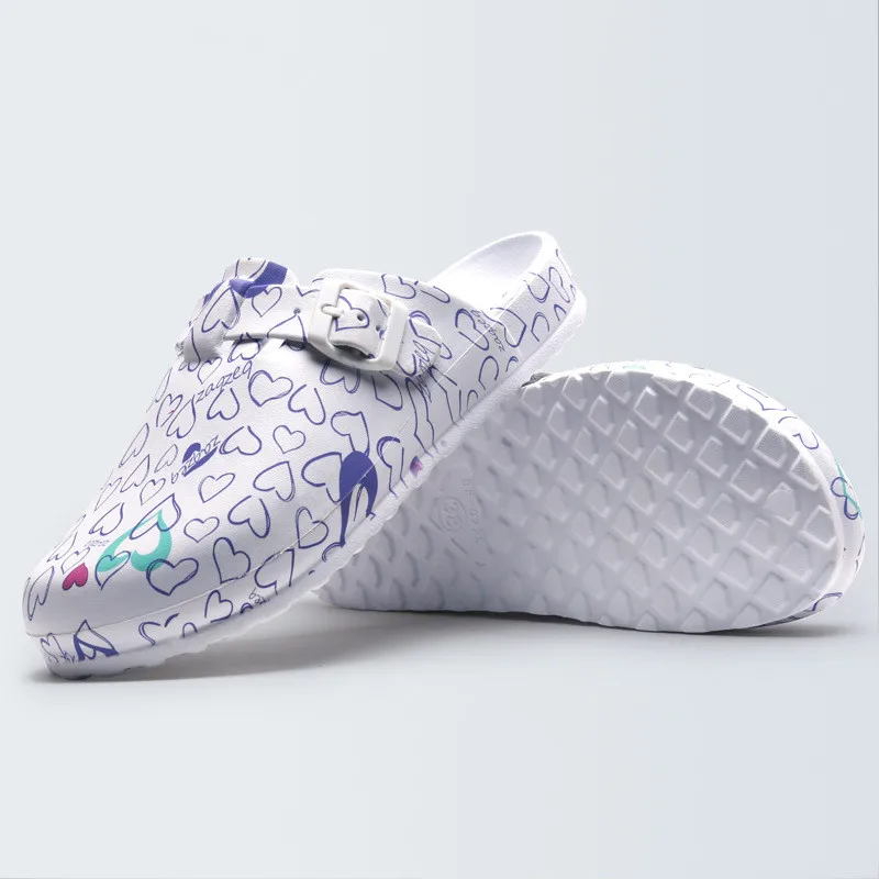 Lizeruee Wholesale Nursing Clogs Hospital Surgical Medical Anti slip Slippers Cartoon Workwear Cleaning Shoes Lab SPA Slippers|Тапочки| |