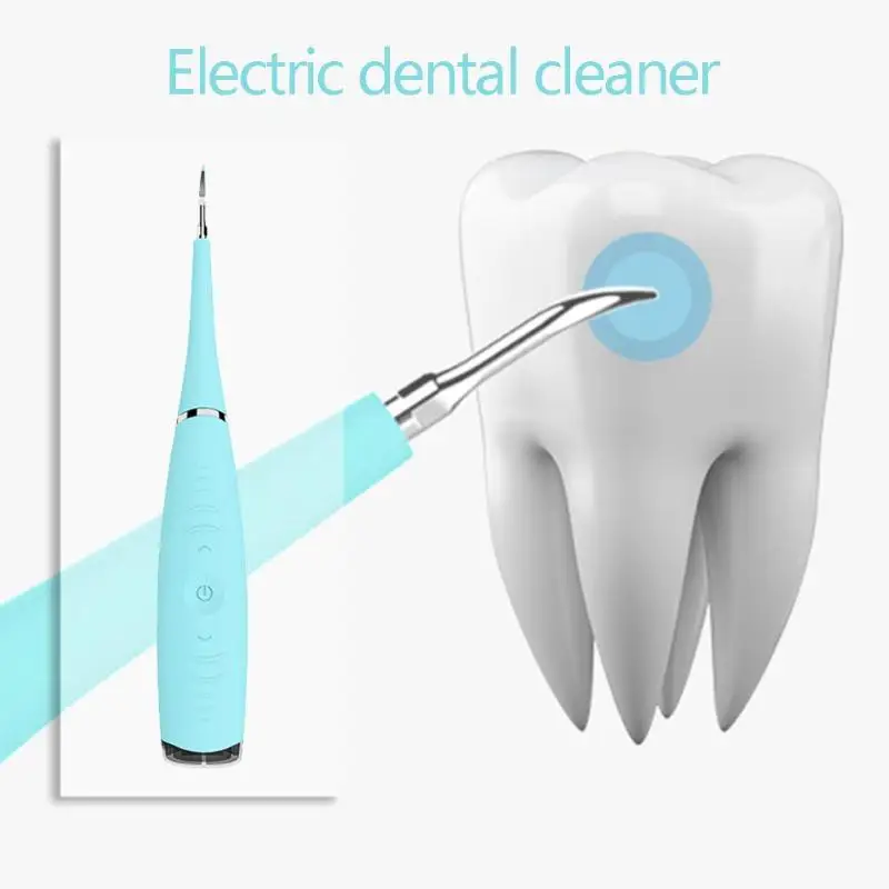 

Portable Electric Sonic Dental Scaler Tooth Calculus Remover Tooth Stains Tartar Tool Dentist Whiten Teeth Health Hygiene white