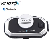 Vimoto V8 мотоциклетный шлем домофон мотоцикл беспроводной bluetooth водонепроницаемый гарнитура BT переговорные+ мягкие наушники