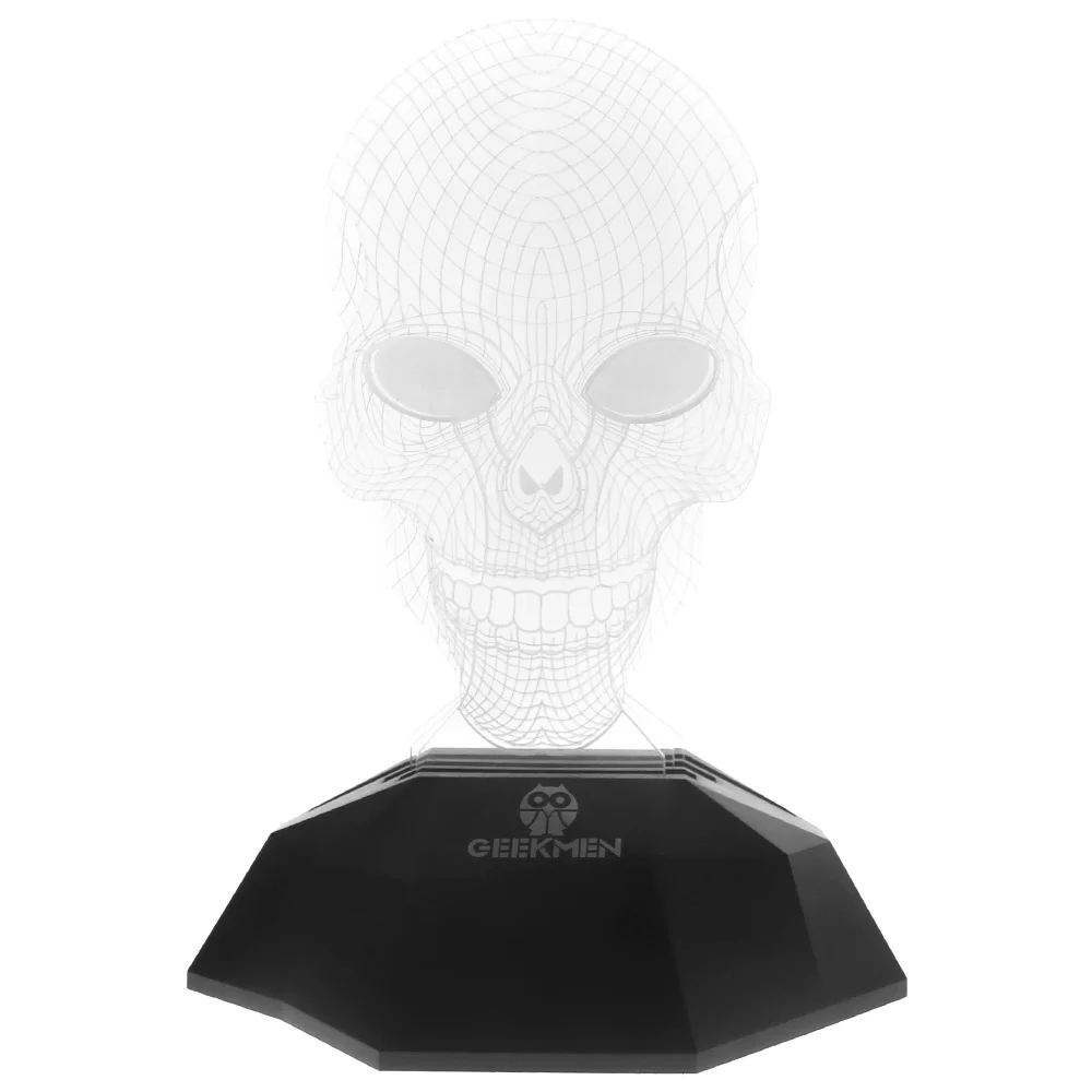 Новинка 3D Скелет светильник Арт геометрический Череп 3D линия лампа скелет USB настольная лампа 3D эффект огни Хэллоуин подарок