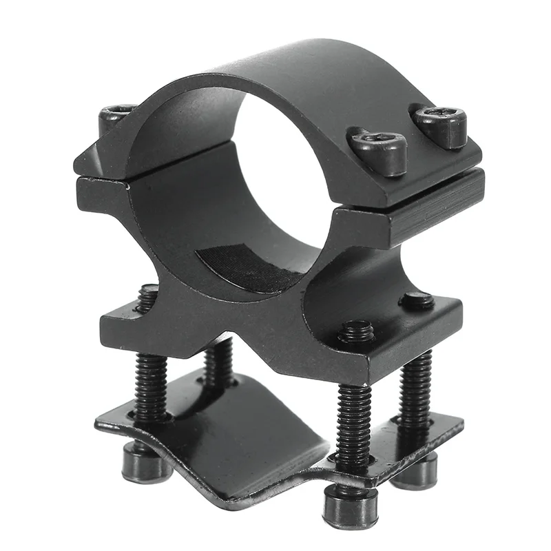 

25.4mm Flashlight Laser Scope Ring Mount Holder With 10-21mm Barrel Clamp Adapter