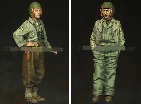 1/35 модельная фигурка из смолы наборы WW2 США солдаты Несобранные