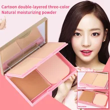 Пудра для пресса лица макияж минеральное масло управление Палитра для контурной основы макияжа корректор для лица выпечки свободный порошок Красота Косметика