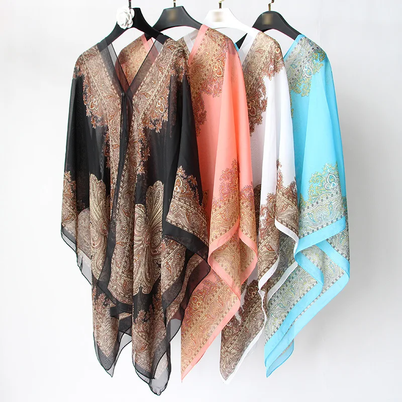 

2019 NEW Bandana Floral Printed Scarves Women Autumn Winter Boho Beach Shawl Girls Elegant Ladies Casual Long Soft Wrap Scarf