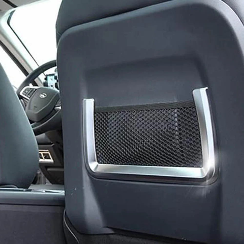

Assistant driver seats magazine book storage pocket cover trim sticker for land range rover discovery sport interior Accessories