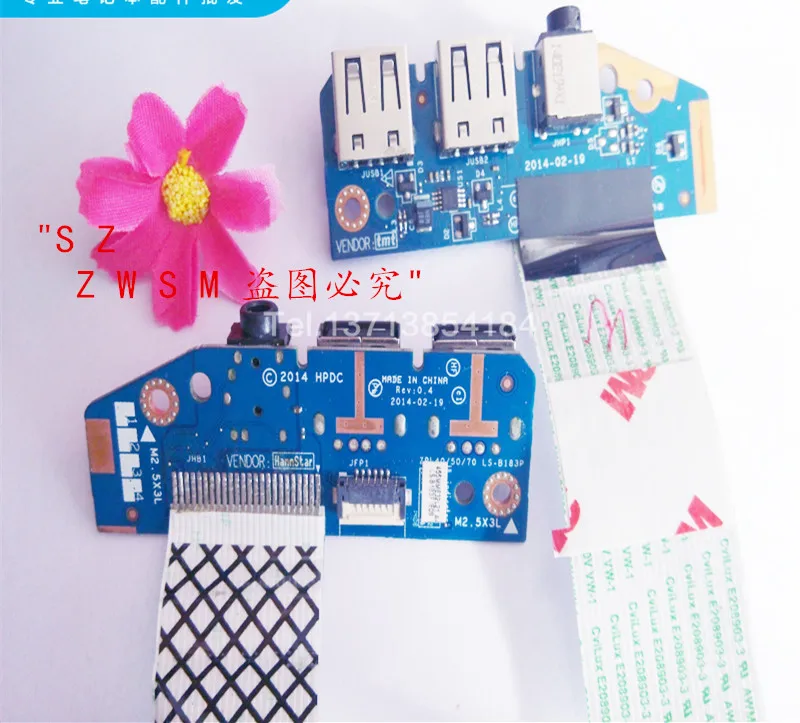 

Genuine New Free Shipping ls-B183P audio card For HP 450 g2 455 450 G2 USB board 455MME32L