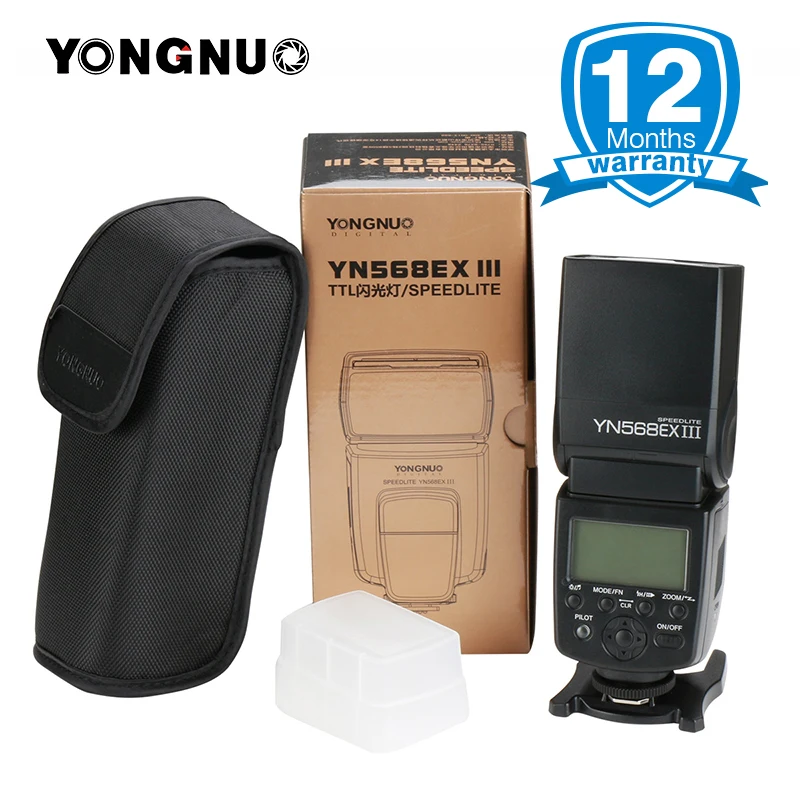 

YONGNUO YN568EX III YN568EX II YN568ex High-speed TTL Flash Speedlite Master Slave Flash Light for Canon 80D Nikon D5300 D5100