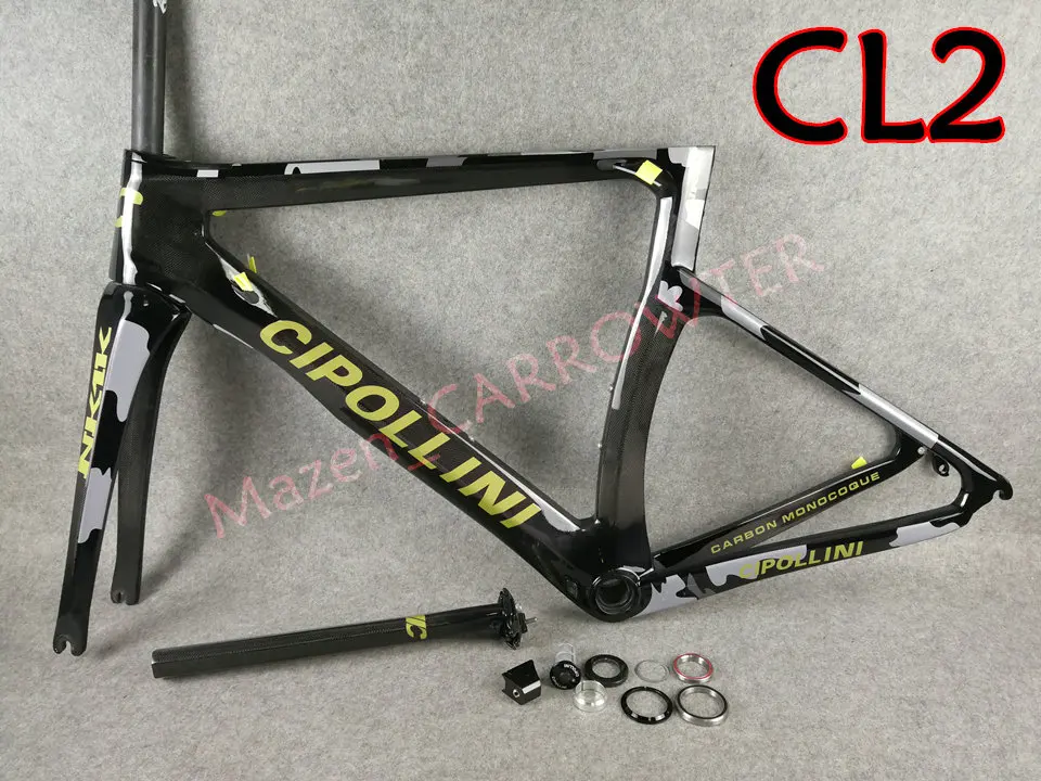 T1000 3 K/1 K CARROWTER велосипед серый камуфляж Cipollini NK1K карбоновая рама для шоссейного велосипеда с BB68/BB30 матовая/глянцевая