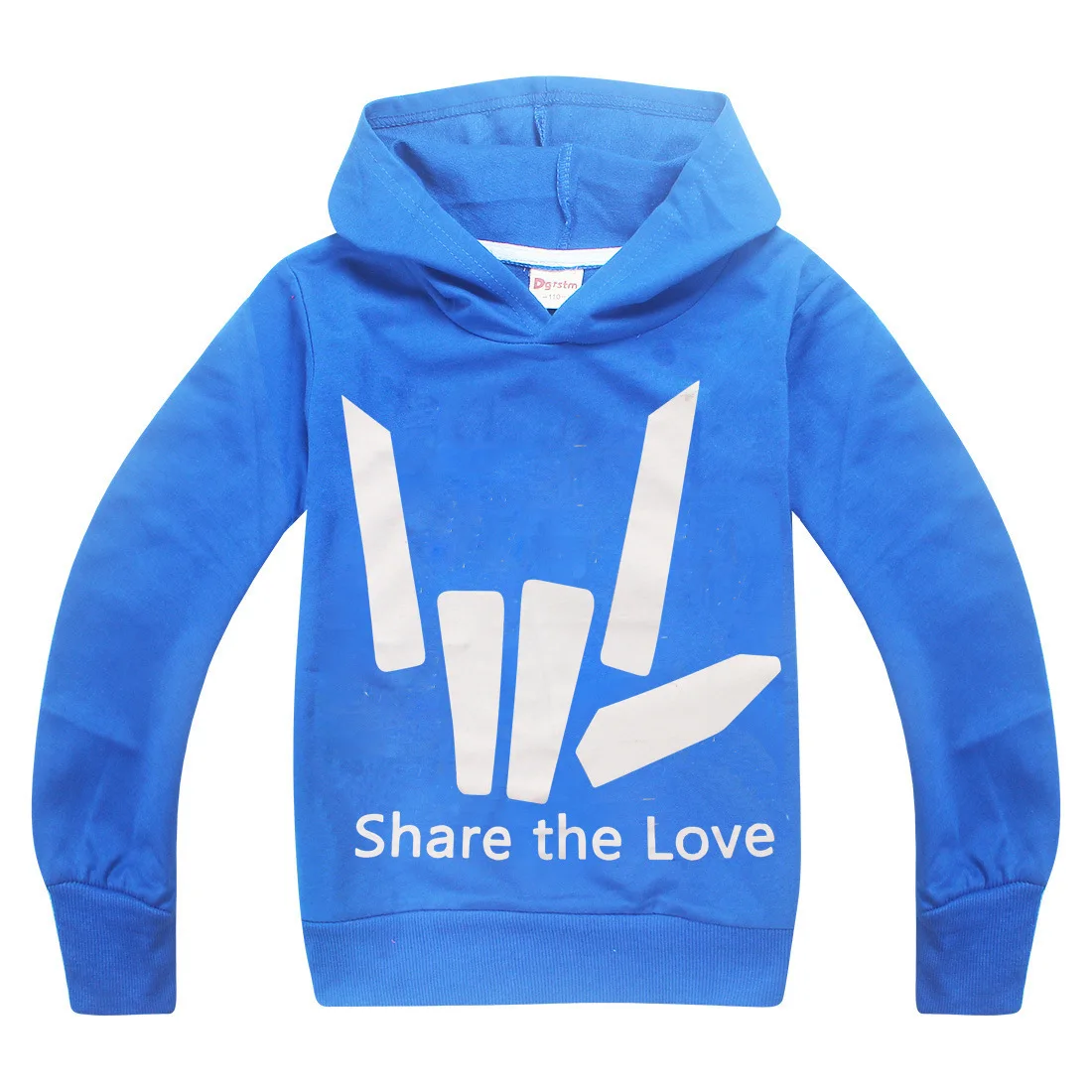 Share The Love Logo Inspired детские толстовки с капюшоном для мальчиков футболки с длинным рукавом Рождественская футболка для девочек детский Топ майка