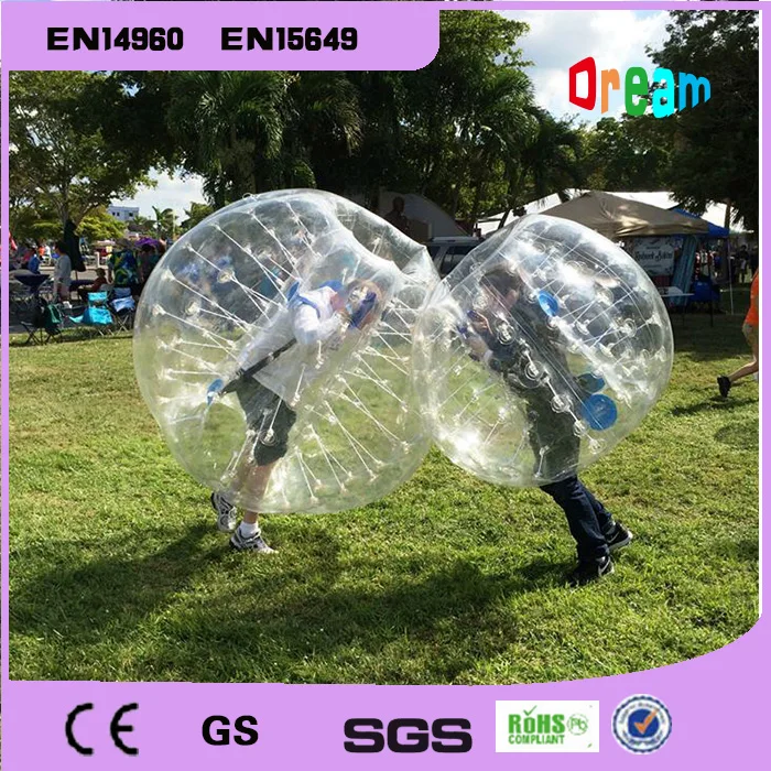 Free Shipping 1 5m TPU Air Bumper Ball Body Zorb Ball Bubble football Bubble Soccer Zorb