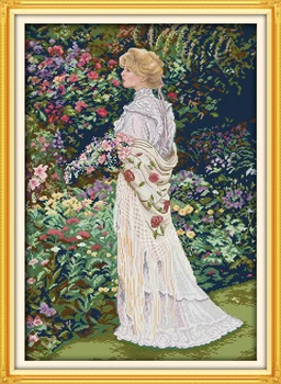 

Floral aromas, counted printed on fabric DMC 14CT 11CT Cross Stitch kits,embroidery needlework Sets, Home Decor