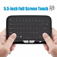 2017 new Full Touchpad mini Wireless keyboard 2.4GHz Wireless mini keyboard Gaming Air Mouse for Smart tv Android box PC etc