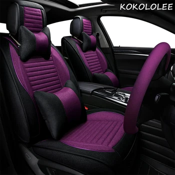 

kokololee car seat cover for mazda 323 M2 M3 M6 familia premacy 5 seat knight S7 full set cover seat car