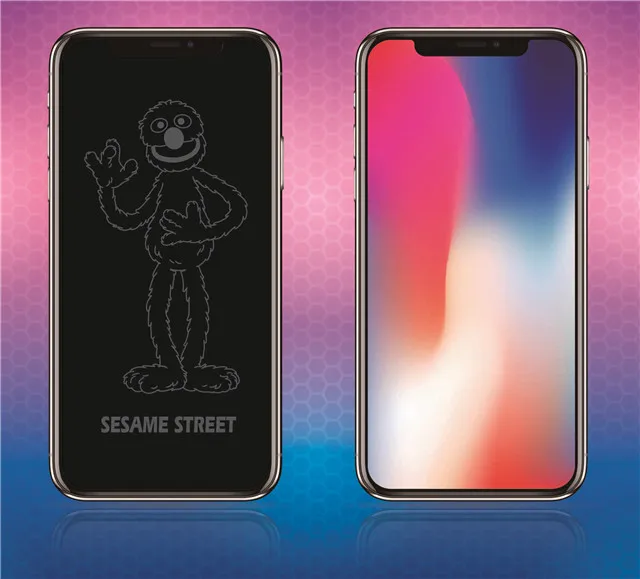 Sailor Moon One Piece Sesame Street Totoro Pattern For iPhone X XR XS Max 3D Full Screen Protector Tempered Glass