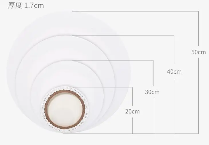 16 дюймов круглый растягивающийся холст, пустой холст для рисования
