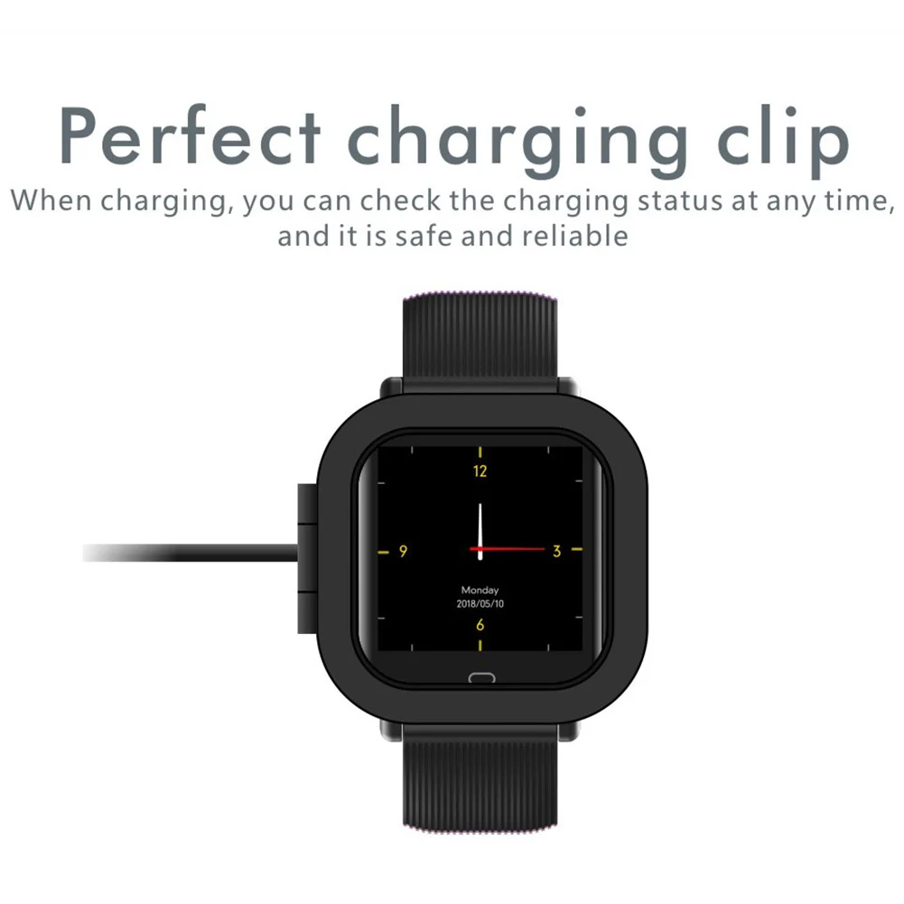 Smartwatch Fitness Tracking Watch 1.3Inch Color TouchScreen Waterproof Smart Bracelet -Drop